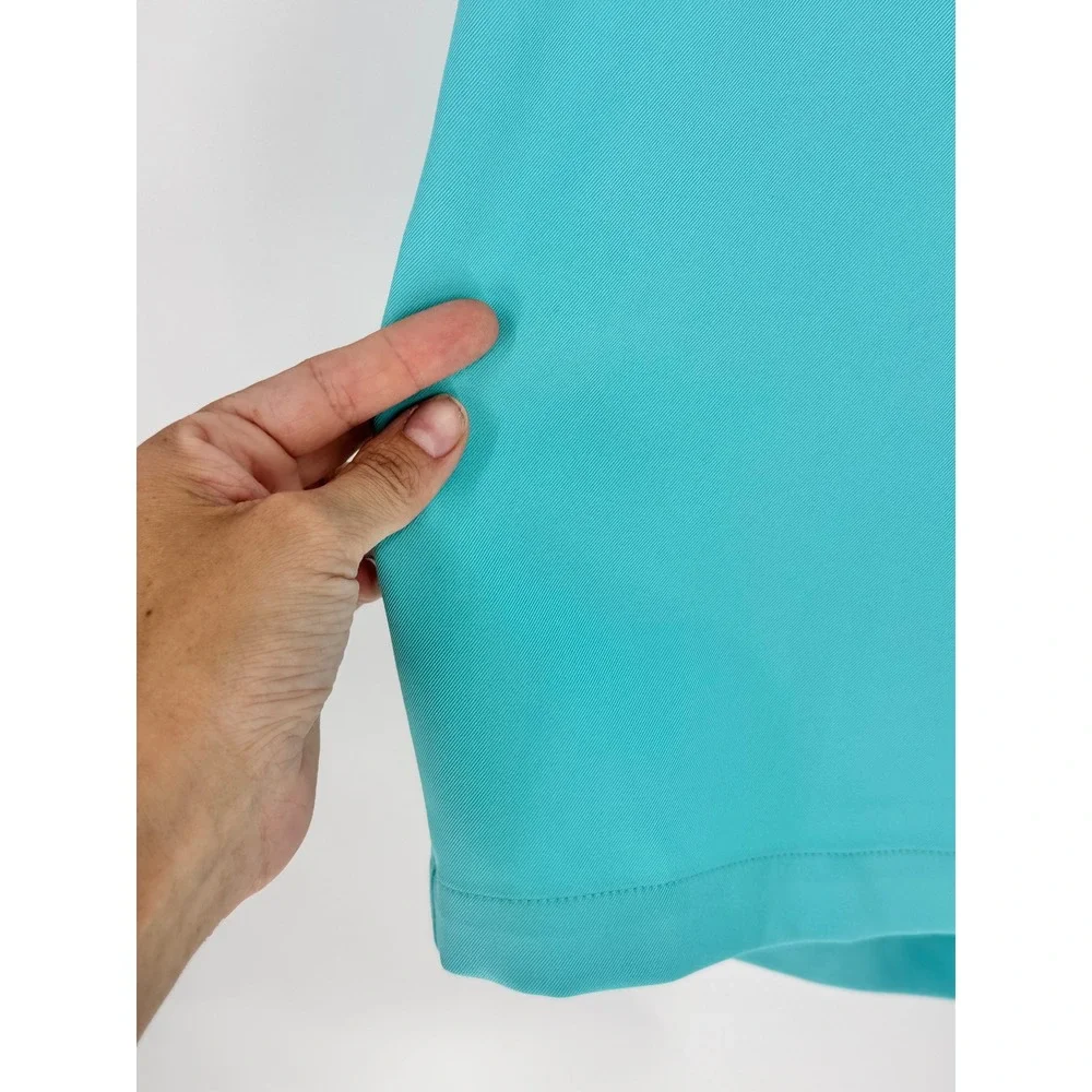 Peter Millar Salem Performance Short Mens 38 Teal Blue Golf 9 Inch Inseam - Picture 5 of 10
